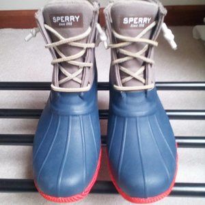 Sperry Saltwater Women's Waterproof Rain Boot -NEW